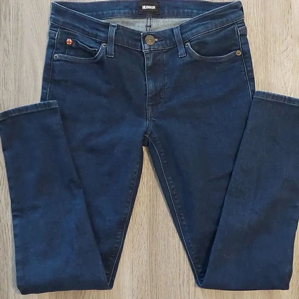 Hudson size 27 skinny jeans dark blue